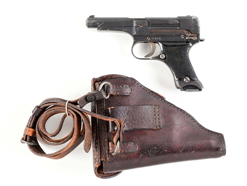 (C) CHUO KOGYO TYPE 94 SEMI-AUTOMATIC PISTOL WITH HOLSTER.