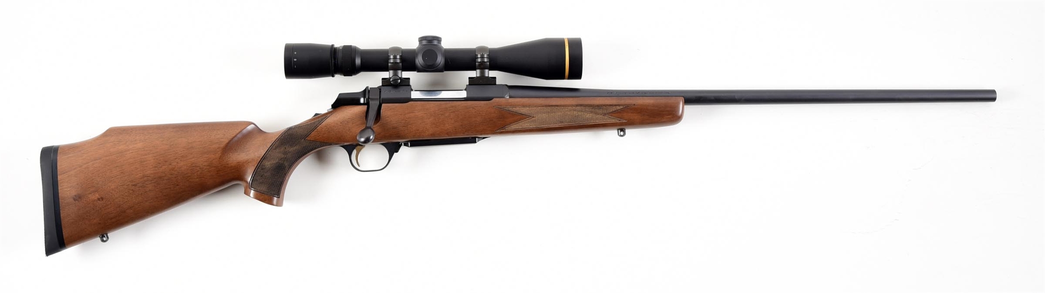 (M) BROWNING A-BOLT II BOLT ACTION RIFLE IN .223 WSSM WITH LEUPOLD OPTIC.