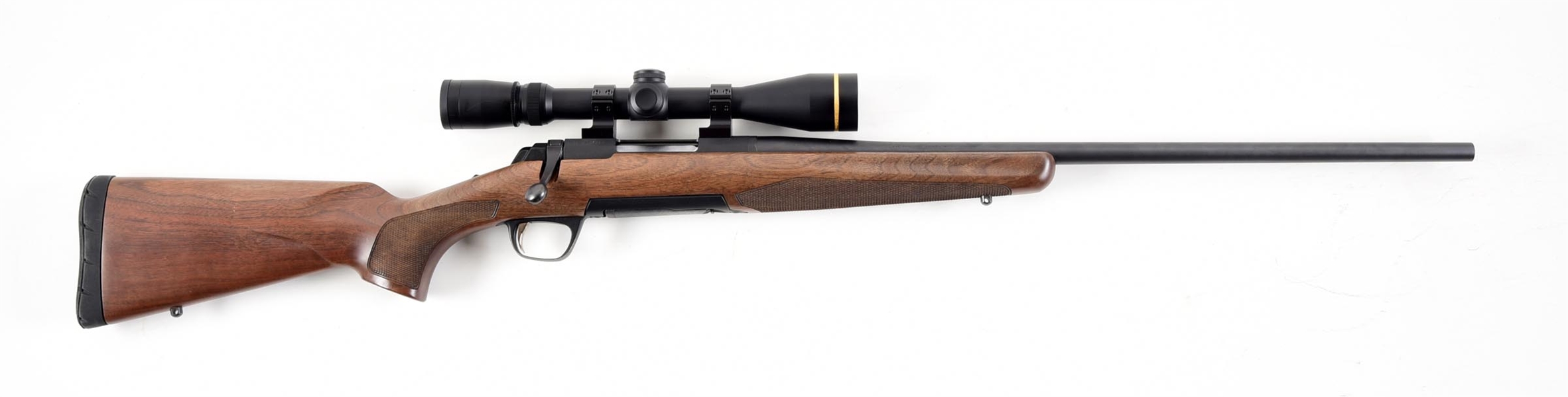 (M) BROWNING X-BOLT BOLT ACTION RIFLE IN .300 WSM WITH LEUPOLD OPTIC.