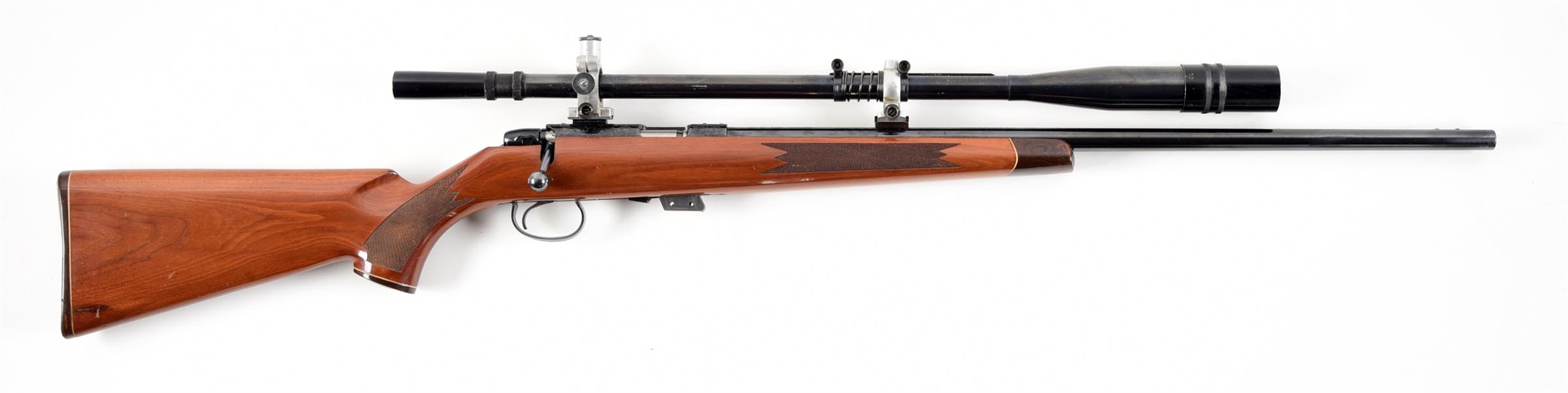 (C) REMINGTON 541-S BOLT ACTION RIFLE WITH LITSCHERT SPORTSMAN SCOPE.