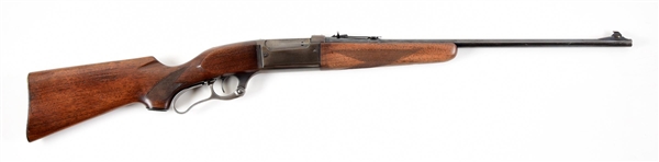 (C) SAVAGE 99F FEATHERWEIGHT LEVER ACTION RIFLE IN .308 WINCHESTER.