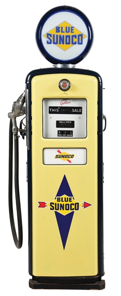 GILBARCO MODEL #994 GAS PUMP RESTORED IN SUNOCO GASOLINE. 