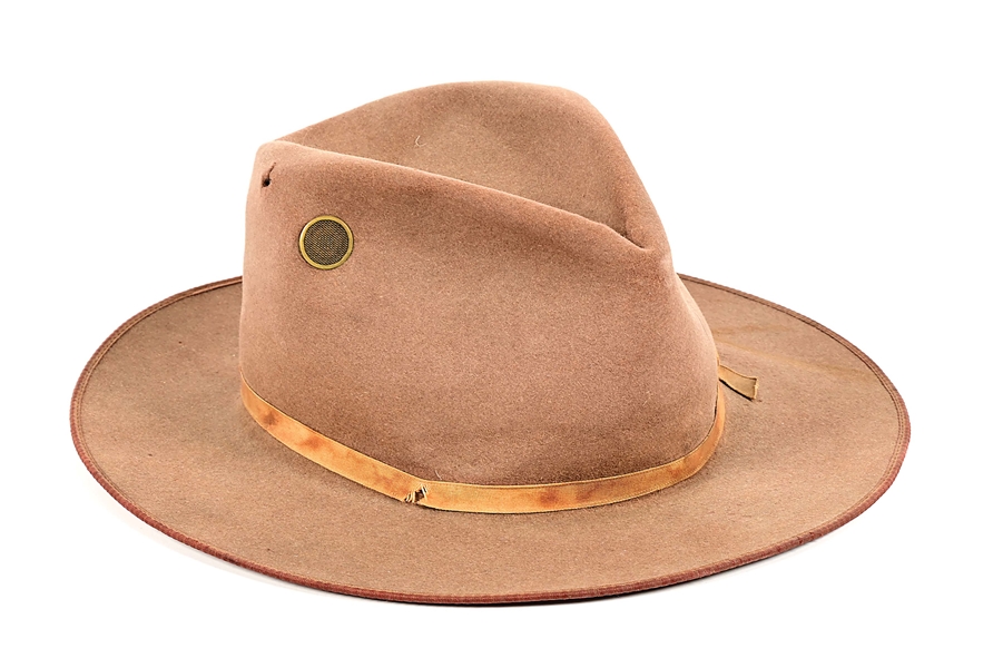 US INDIAN WARS M1883 CAMPAIGN HAT.