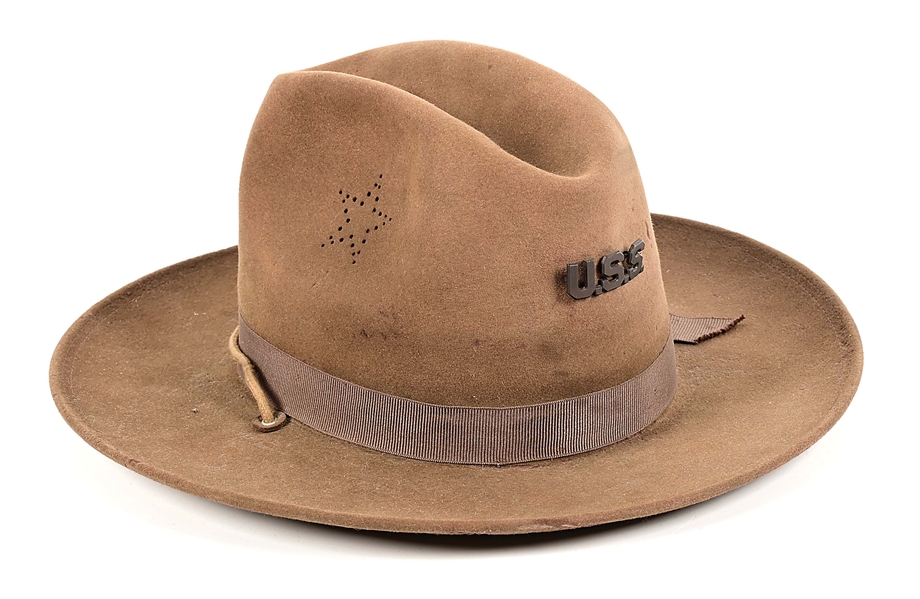 US SPANISH AMERICAN WAR M1902 CAMPAIGN HAT.