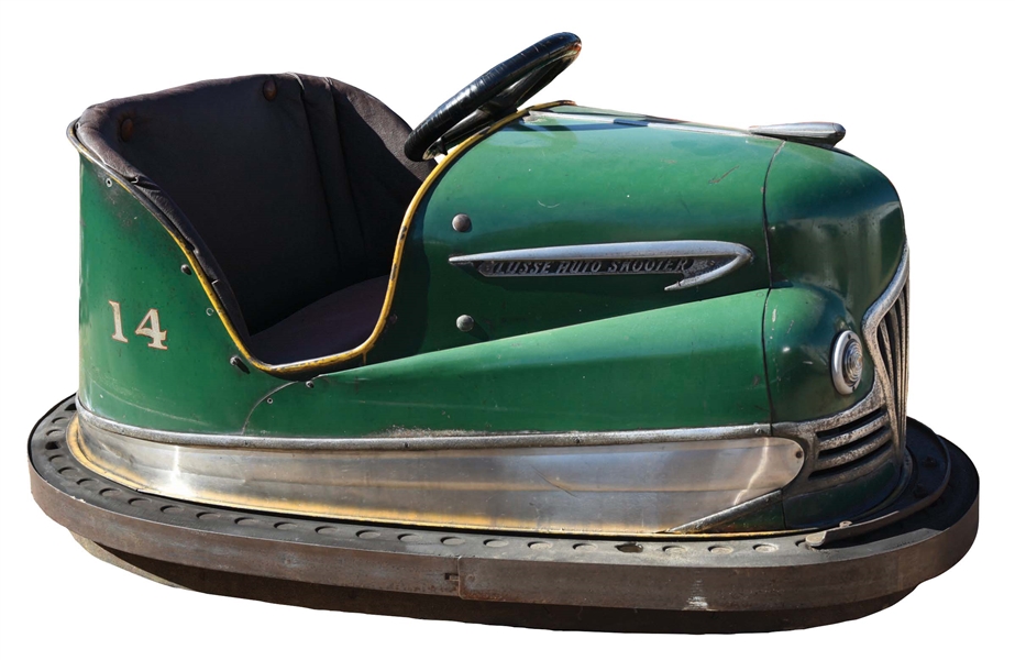 LOOSE AUTO SKOOTER GREEN NO. 14 BUMPER CAR