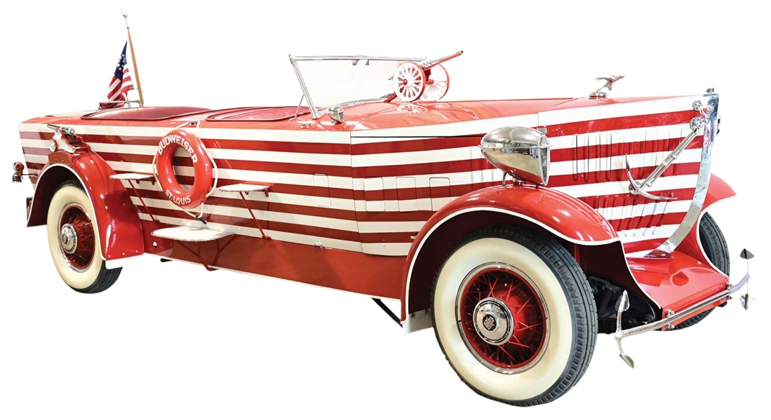 1930 CADILLAC ANHEUSER-BUSCH "BEVO BOAT" RESTORED FOR THE 2004 ST. LOUIS EXPOSITION