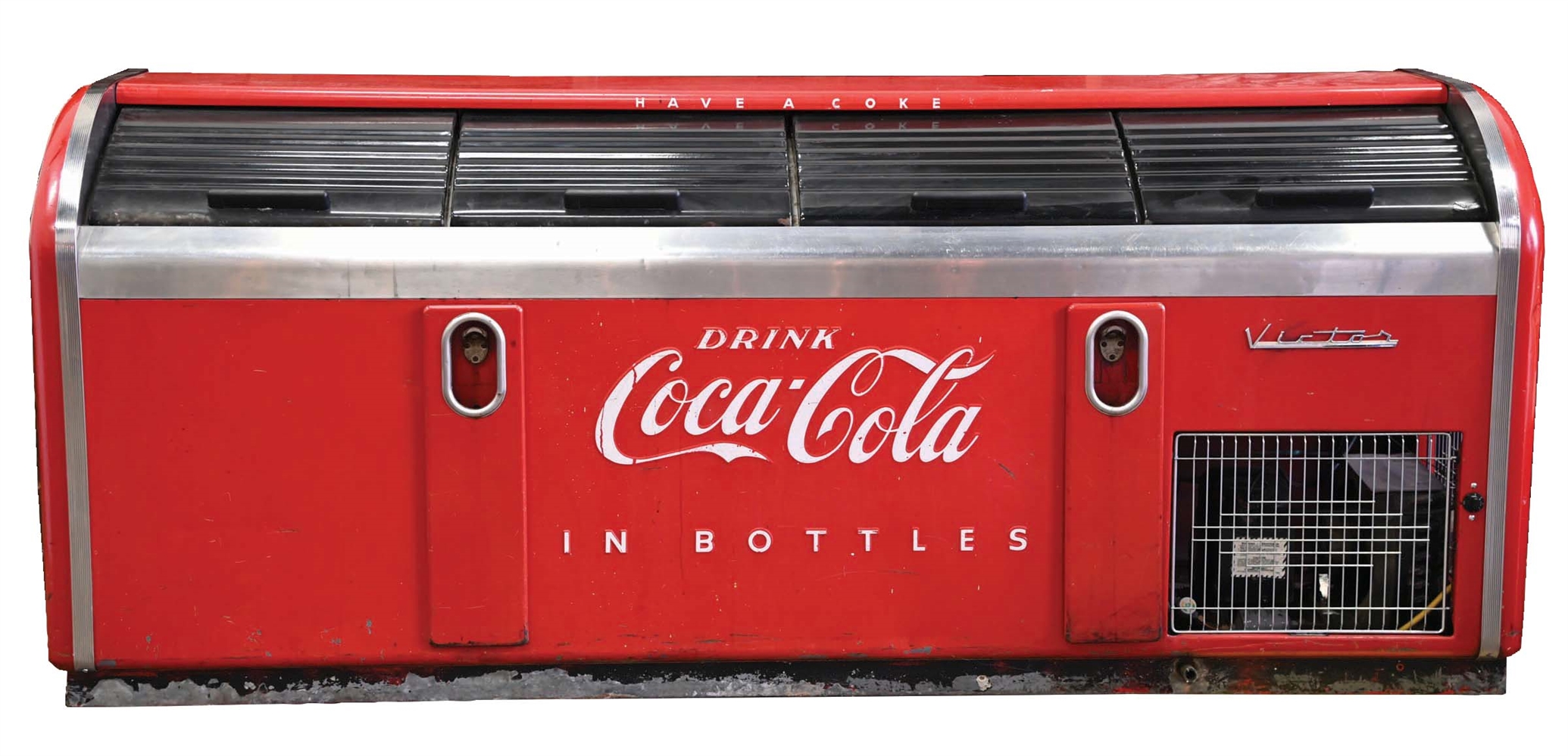 VICTOR PRODUCTS CORP. MODEL C-45A DRINK COCA-COLA IN BOTTLES COOLER