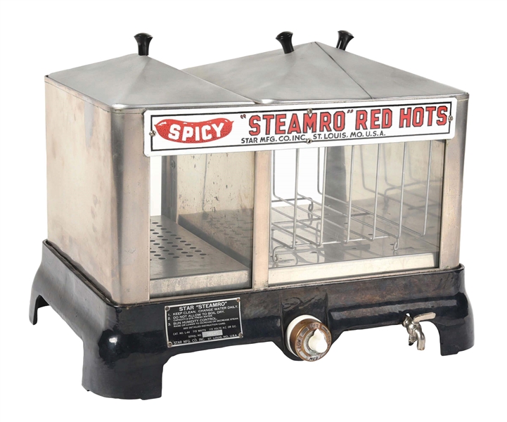 STAR MFG. CO. OF ST. LOUIS HOTDOG & BUN COOKER