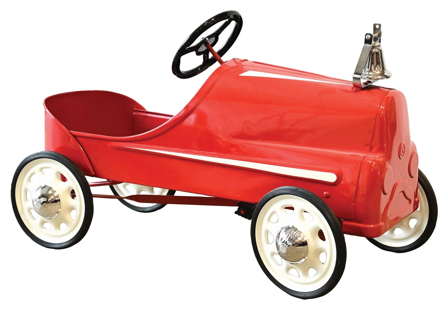 RED REPAINTED PEDAL CAR