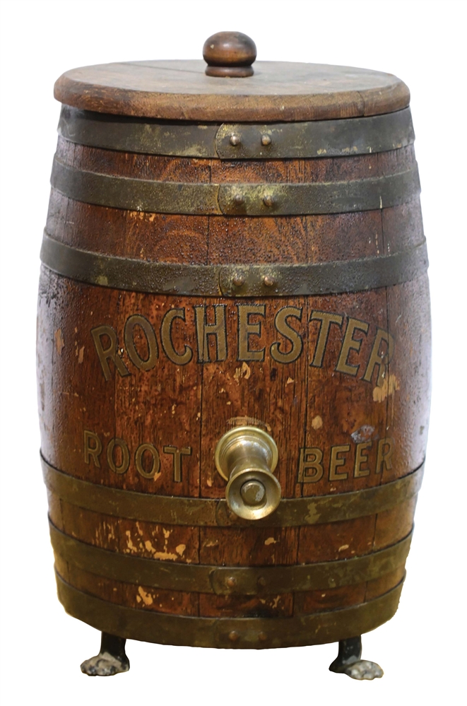 ROCHESTER ROOT BEER DISPENSER BARREL 