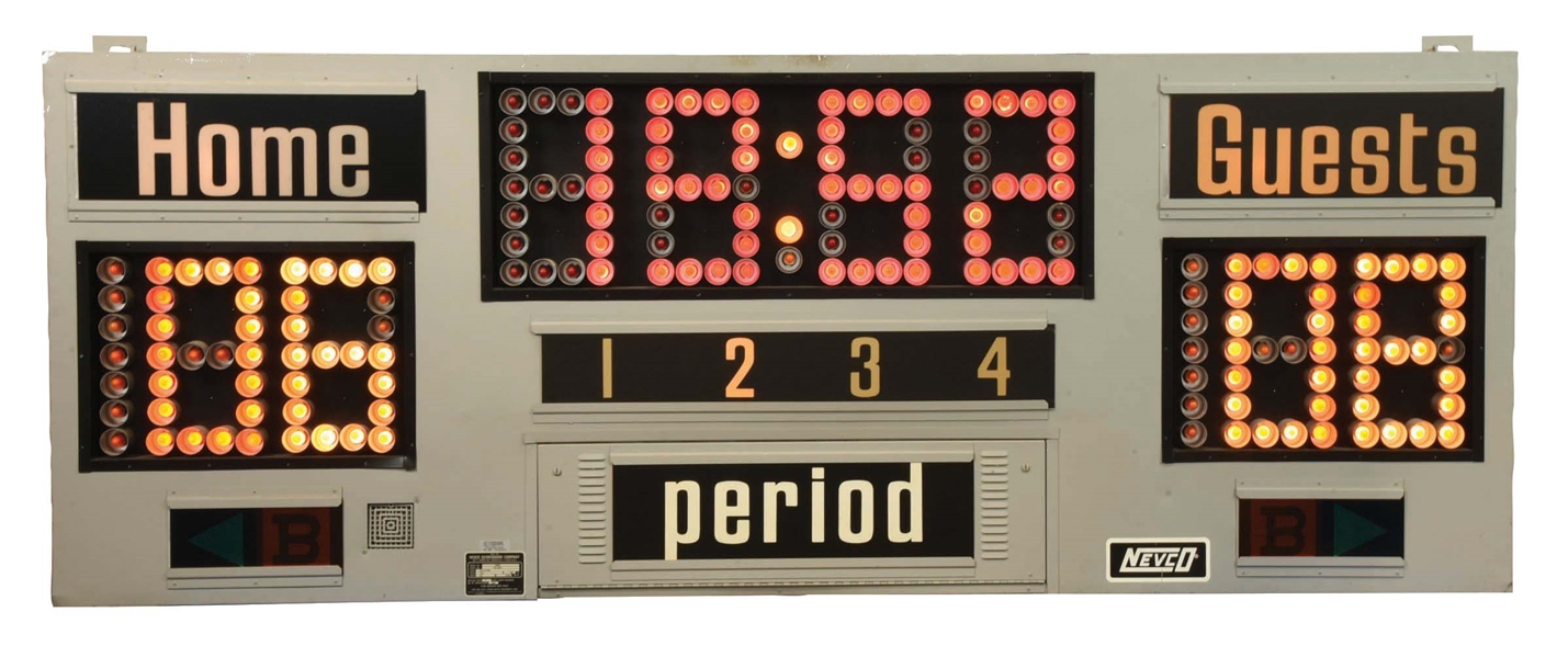 NEVCO SCOREBOARD CO. MODEL 2400 SCOREBOARD