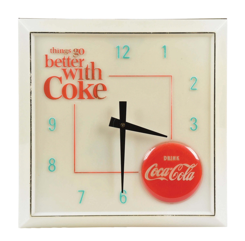 THINGS GO BETTER WITH COKE LIGHT-UP CLOCK