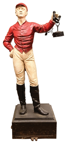 CAST IRON LAWN JOCKEY