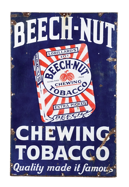 BEACH NUT CHEWING TOBACCO SIGN  