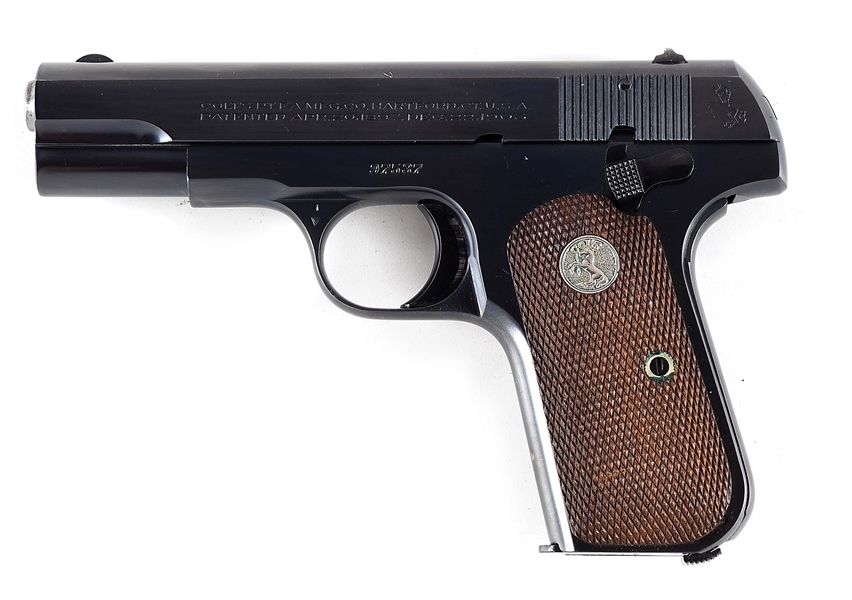 (C) BOXED COLT MODEL 1908 POCKET HAMMERLESS .380 ACP SEMI-AUTOMATIC PISTOL 