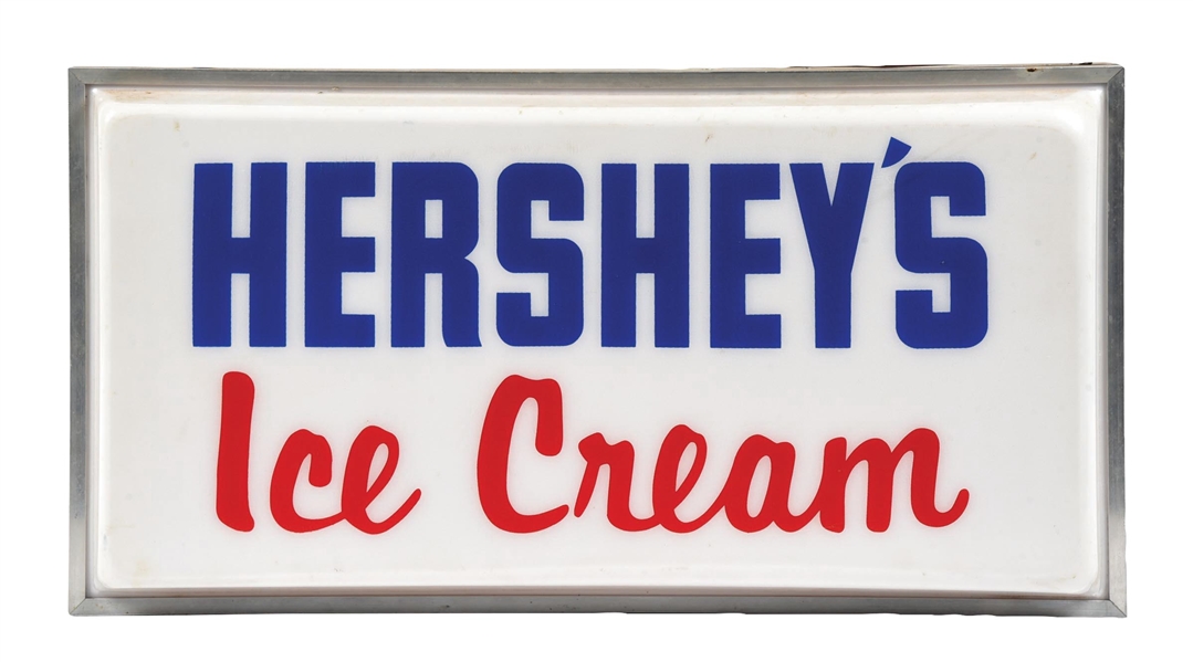 HERSHEYS ICE CREAM LIGHTED SIGN