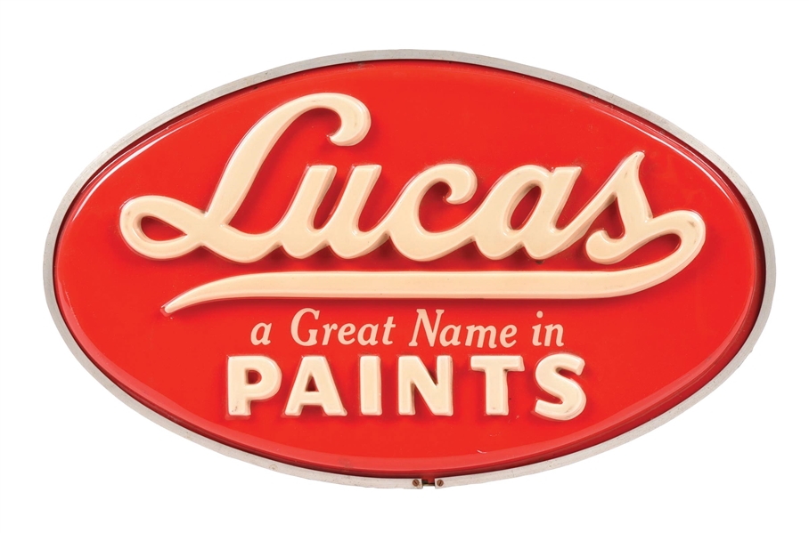 LUCAS PAINTS LIGHT-UP SIGN