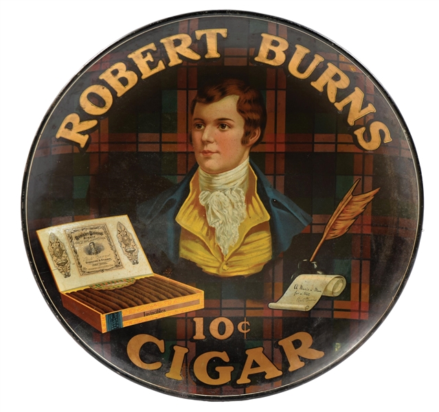 ROBERT BURNS CIGARS ADVERTISING CHARGER