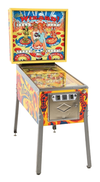 25¢ BALLY WIZARD! PINBALL MACHINE