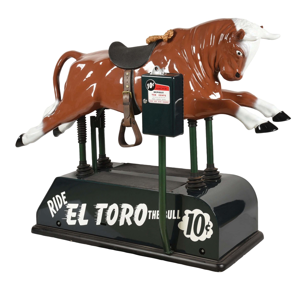 10¢ EXHIBIT SUPPLY "EL TORO" KIDDIE RIDE