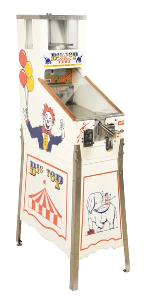 BIG TOP CIRCUS ARCADE GUN GAME WITH GUMBALL VENDING