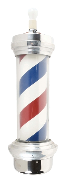 WILLIAM MARVEY MODEL 55 LIGHT-UP BARBER SHOP POLE