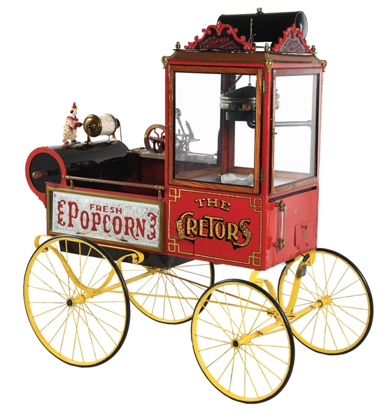 THE C. CRETORS CO. IMPROVED #2 POPCORN CART