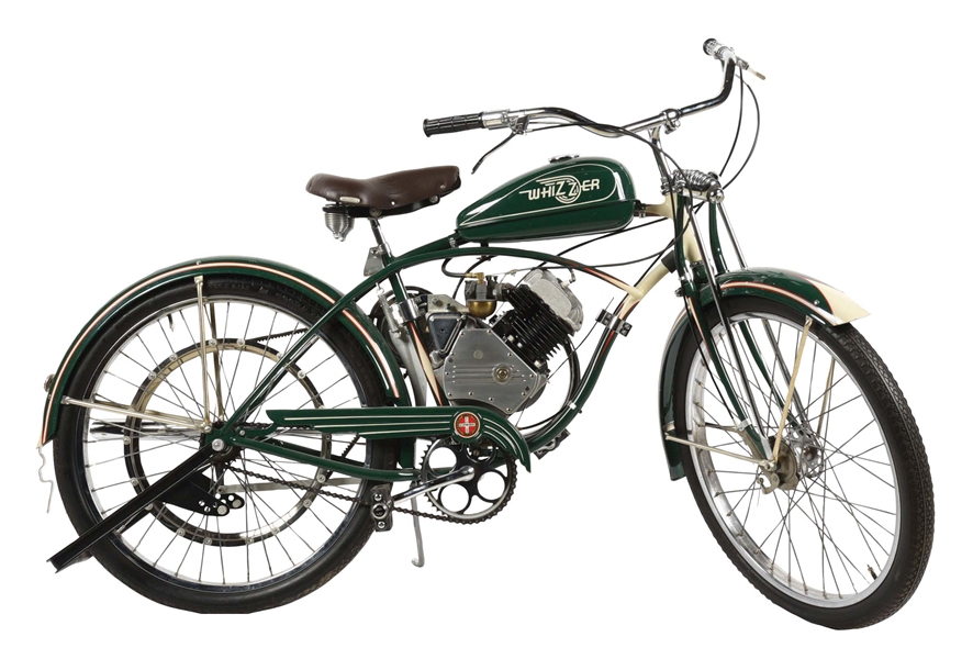 1952 SCHWINN "WHIZZER" MOTOR POWERED BICYCLE 