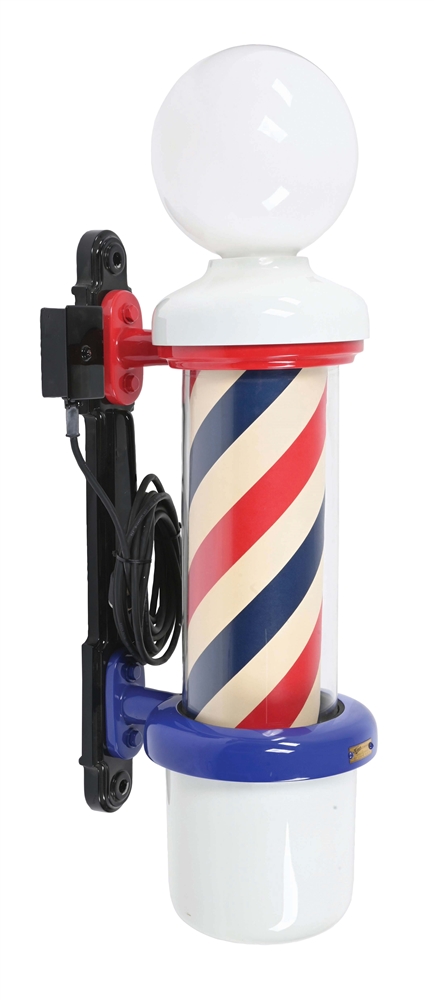 RESTORED KOKEN BARBER POLE