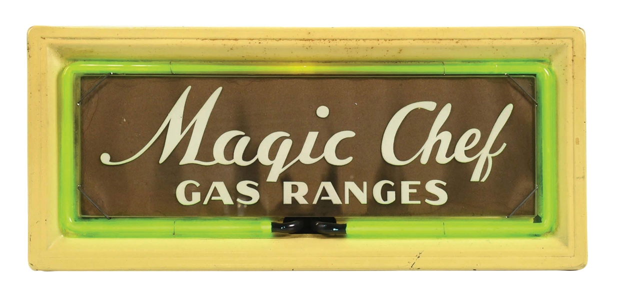 MAGIC CHEF GAS RANGE LIGHT-UP NEON SIGN 