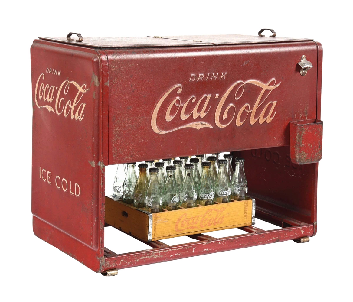 ORIGINAL SALESMAN SAMPLE COCA-COLA COOLER