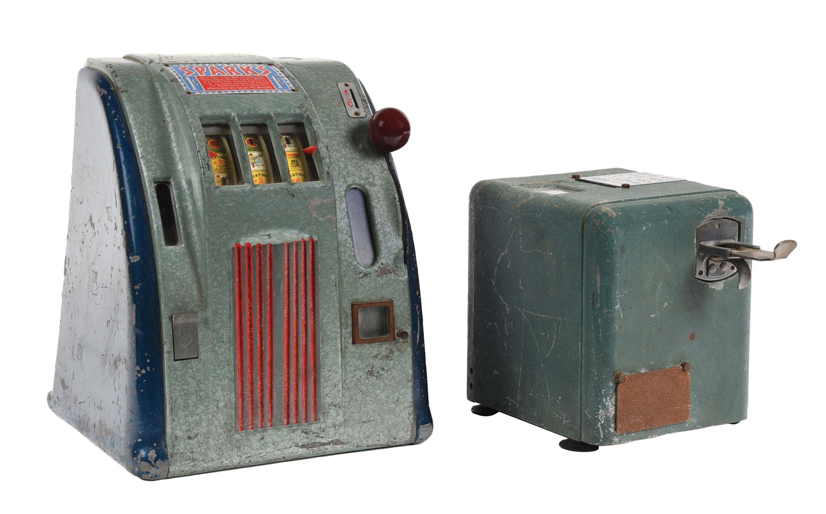 PAIR OF COUNTERTOP GAMBLING MACHINES