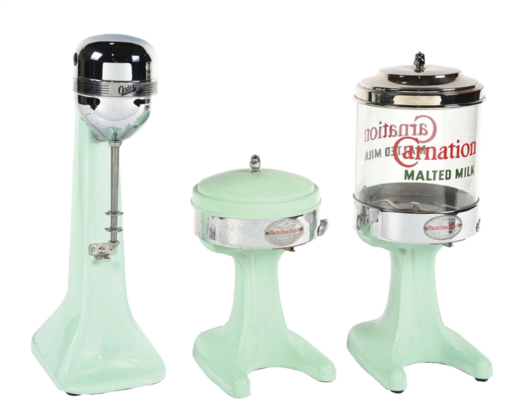 COLLECTION OF 3 SODA FOUNTAIN ITEMS