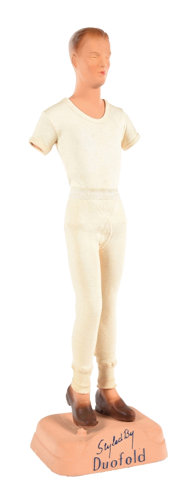 DUOFOLD FIGURAL ADVERTISING MANNEQUIN 