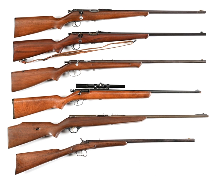 (C) LOT OF 6: RIMFIRE RIFLES.