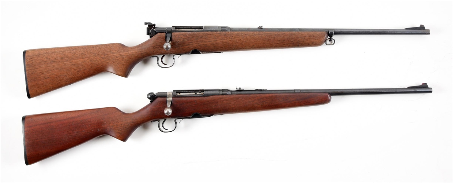 (C) LOT OF 2: SAVAGE 340A AND 340B BOLT ACTION RIFLES IN .30-30.