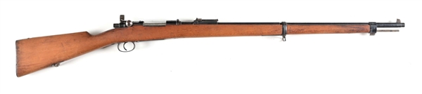 (C) MEXICAN MODEL 1910 MAUSER BOLT ACTION RIFLE.