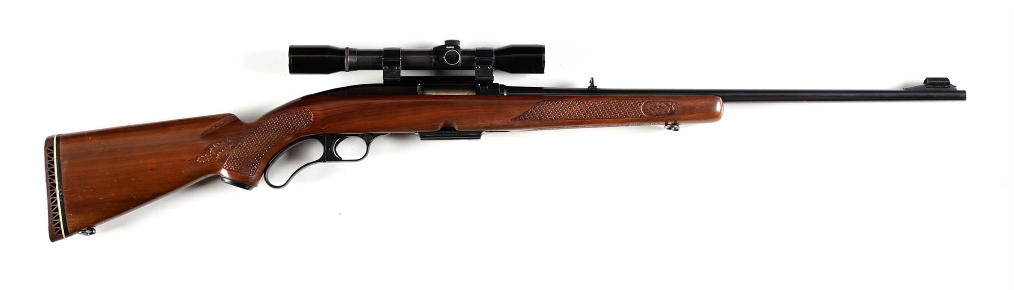 (C) WINCHESTER MODEL 88 LEVER ACTION RIFLE.