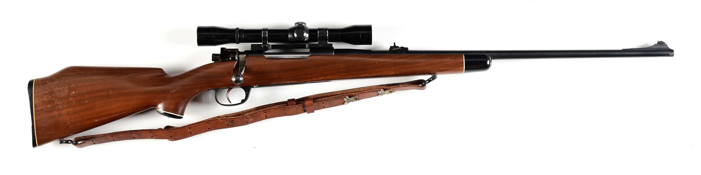 (C) SANTA FE MAUSER SPORTER BOLT ACTION RIFLE IN 7X57MM.