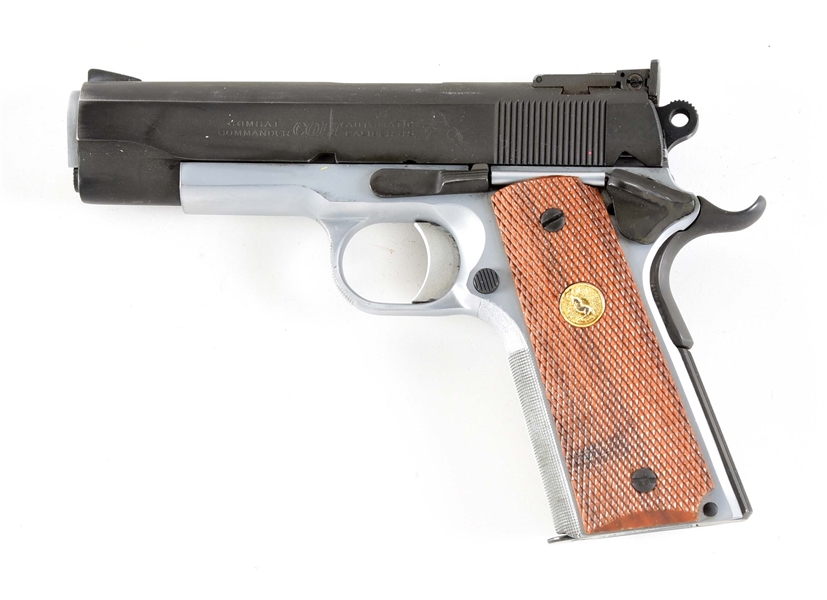 (M) COLT COMBAT COMMANDER SEMI AUTOMATIC PISTOL.