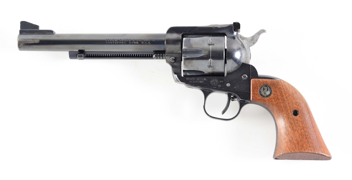 (M) RUGER BLACKHAWK SINGLE ACTION REVOLVER 