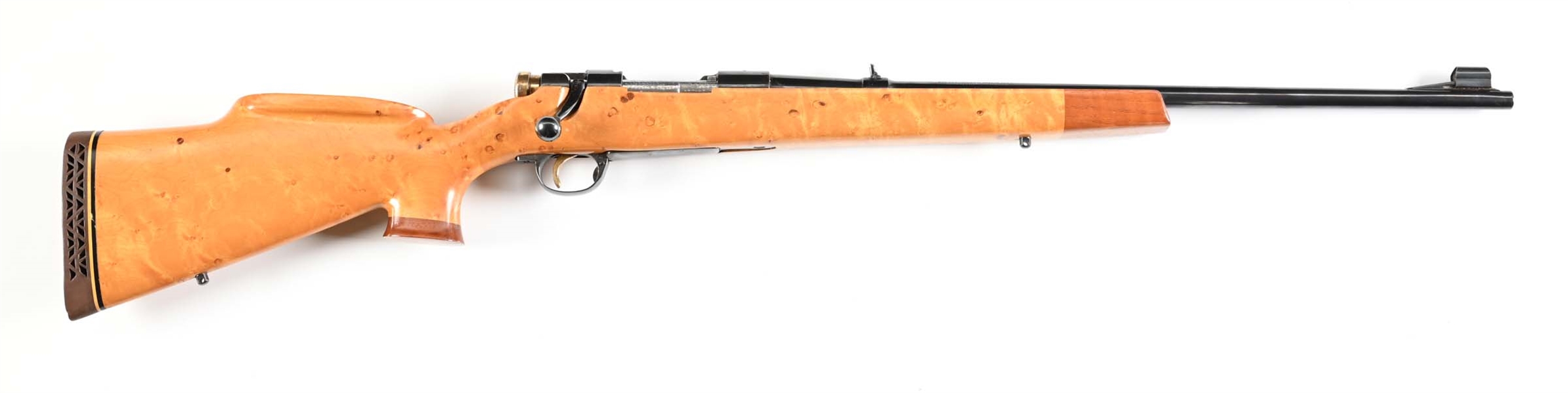 (C) CUTOM BARRELED ARISAKA BOLT ACTION RIFLE IN .257 ROBERTS.