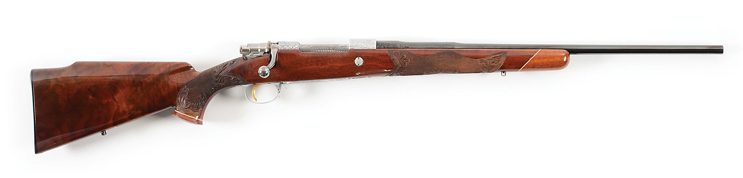 (M) BELGIAN BROWNING OLYMPIAN .30-06 BOLT ACTION RIFLE, SIGNED BY DEWIL AND MARECHAL. 