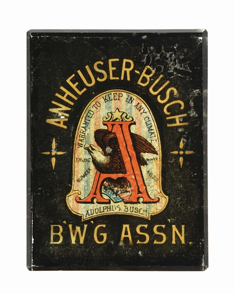 ANHEUSER-BUSCH BREWING ASSOCIATION GLASS PAPERWEIGHT