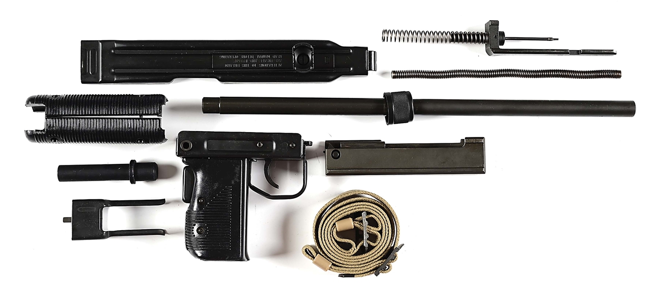 ACTION ARMS UZI MODEL B PARTS KIT WITH HARD CASE.