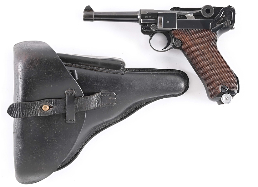 (C) 1939 MAUSER MARKED LUGER P.08 SEMI AUTOMATIC PISTOL