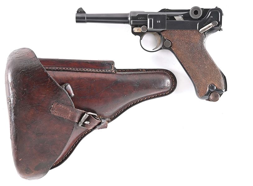 (C) 1920 DATED DWM P.08 LUGER SEMI-AUTOMATIC PISTOL