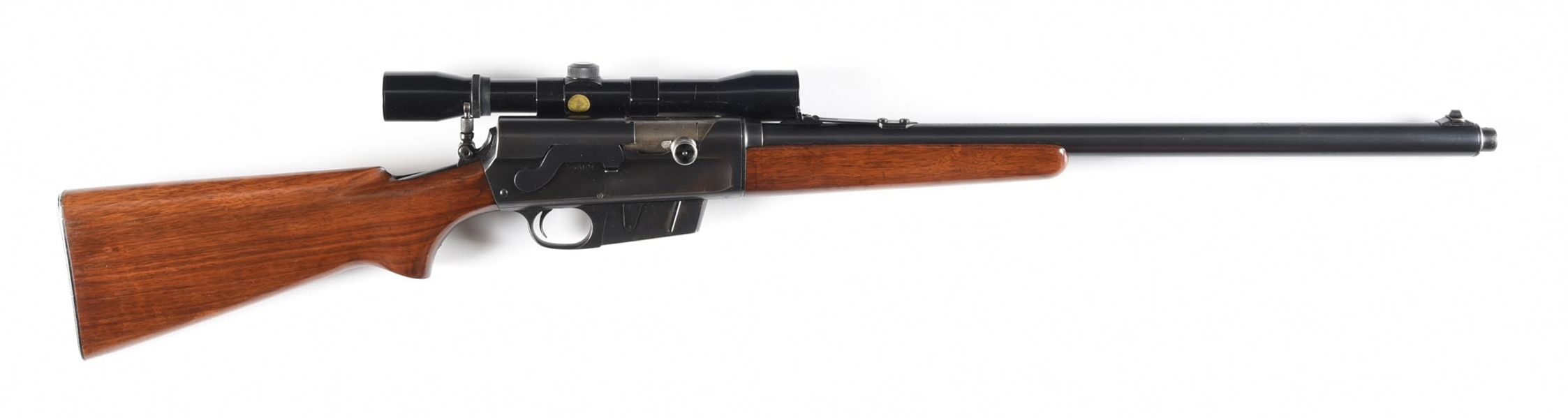 (C) REMINGTON MODEL 81 WOODSMASTER SEMI AUTOMATIC RIFLE.