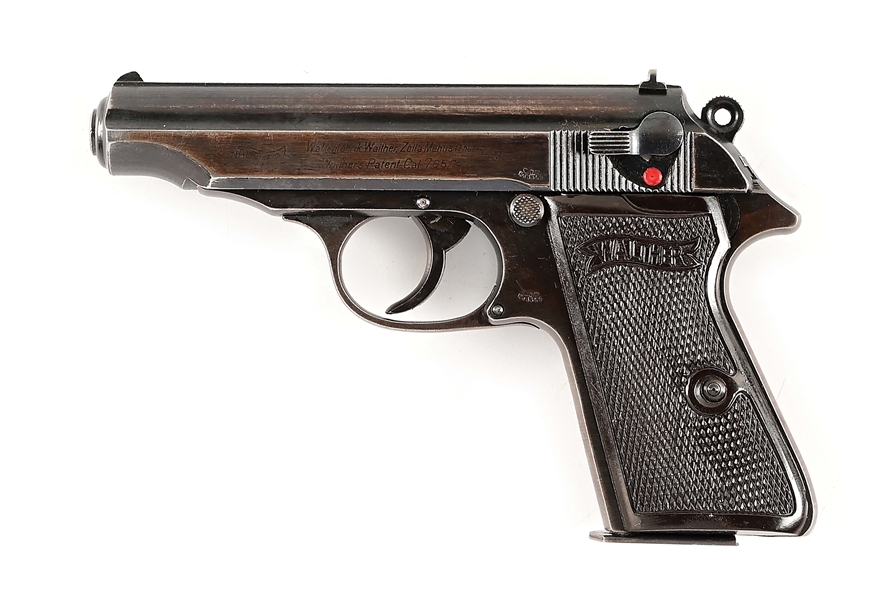 (C) NAZI MARKED WALTHER PP SEMI AUTOMATIC PISTOL.