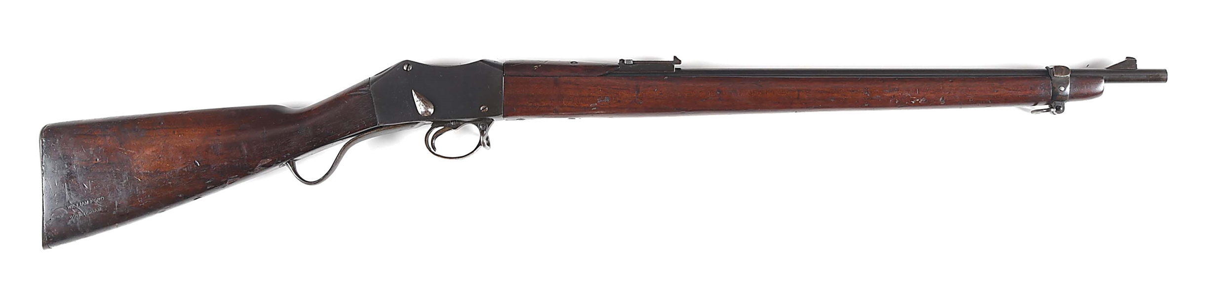 (C) UNUSUAL MARTINI-ENFIELD SINGLE SHOT CARBINE BY WILLIAM FORD.